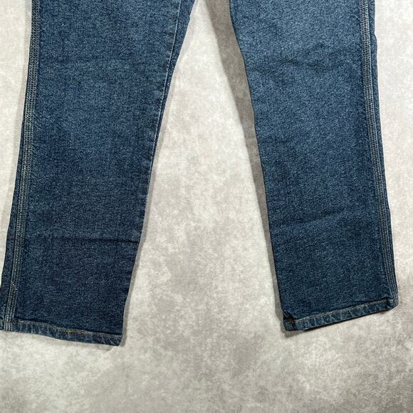 Taewon Renovation‎ Basic Jeans Womens Size 26 Blue Dark Wash Denim Straight Y2K - Picture 3 of 13